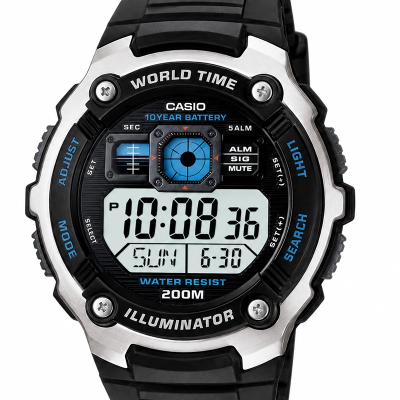 RELOJ CASIO HOMBRE AUTOMATICO AE2000W1AVDF - 1
