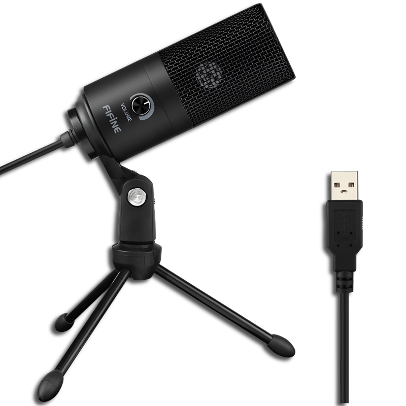 MICRÓFONO FIFINE K669B CONDENSADOR USB MULTIPLATAFORMAS K PRO - 4