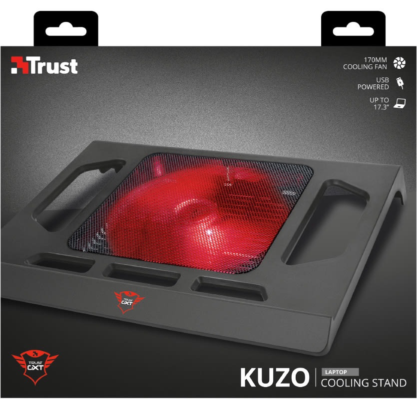 VENTILADOR TRUST NOTEBOOK GAMER KUZO GXT 220 ILUMINADO - 6