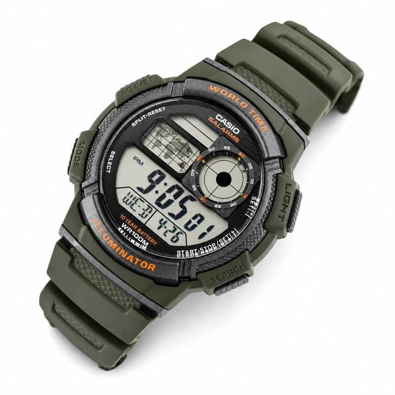 RELOJ CASIO HOMBRE DIGITAL MUSGO AE1000W3AVDF CLASSIC STYLE - 4