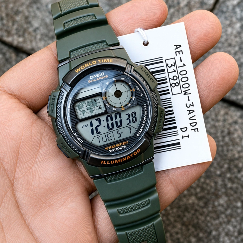 RELOJ CASIO HOMBRE DIGITAL MUSGO AE1000W3AVDF CLASSIC STYLE - 6