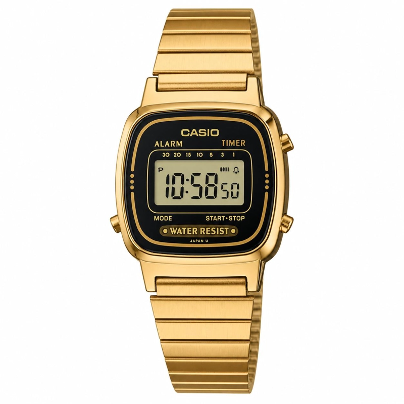 RELOJ CASIO MUJER DIGITAL GOLD LA670WGA1DF - 2