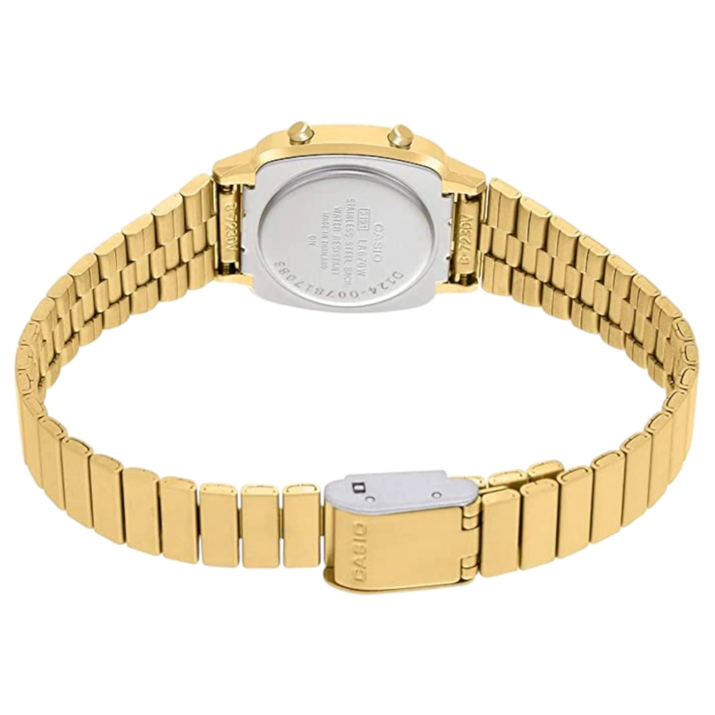 RELOJ CASIO MUJER DIGITAL GOLD LA670WGA1DF - 4