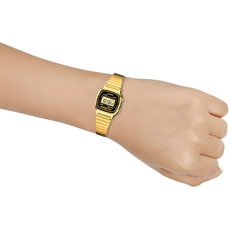 RELOJ CASIO MUJER DIGITAL GOLD LA670WGA1DF - 8