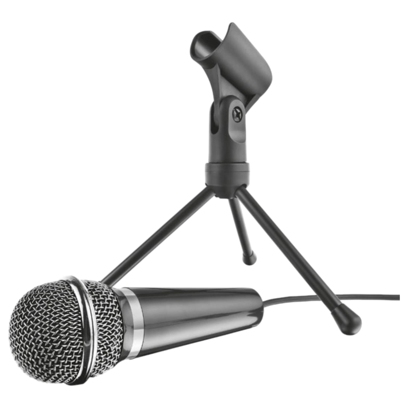 MICROFONO TRUST STARZZ CON TRIPODE Y CONECTOR JACK 3.5MM - 5