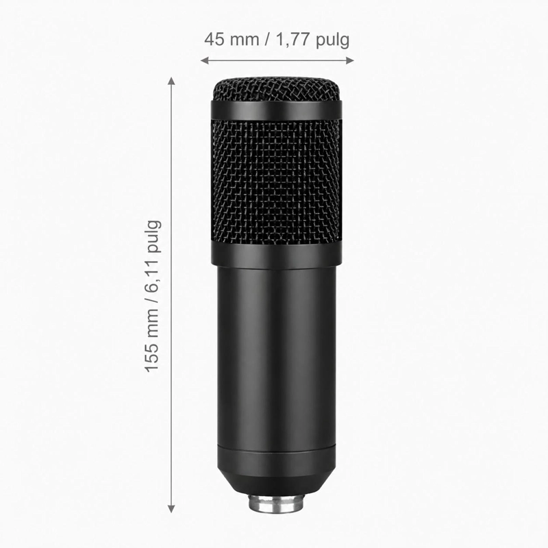 MICRÓFONO PHILCO 31623 STREAMING USB CONDENSADOR DE ESTUDIO C/ TRÍPODE - 7