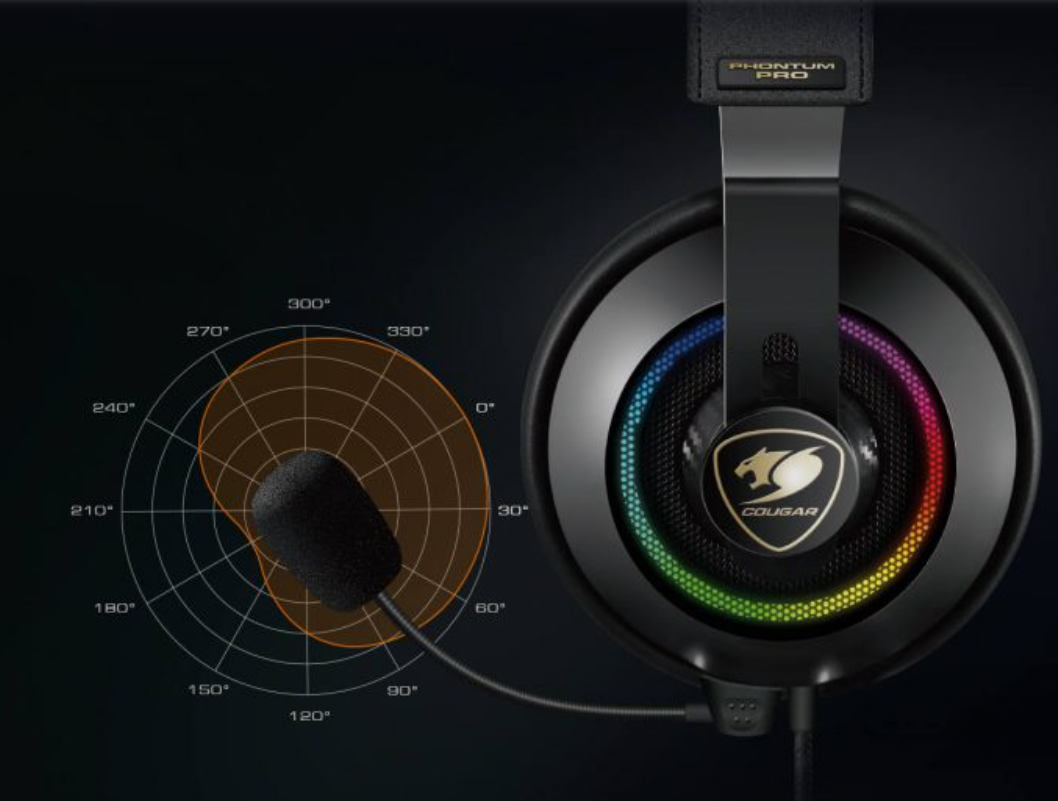 AUDÍFONOS COUGAR CGR-U53MB-810 PHONTUM PRO PRIX USB 7.1 MULTIPLATAFORMA - 5