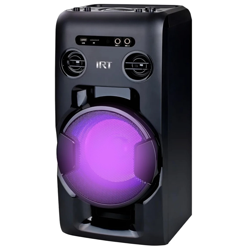 PARLANTE BLUETOOTH IRT PS8BT PORTATIL TAURUS PRO TWS RETRO ILUMINADO 25W RMS - 4