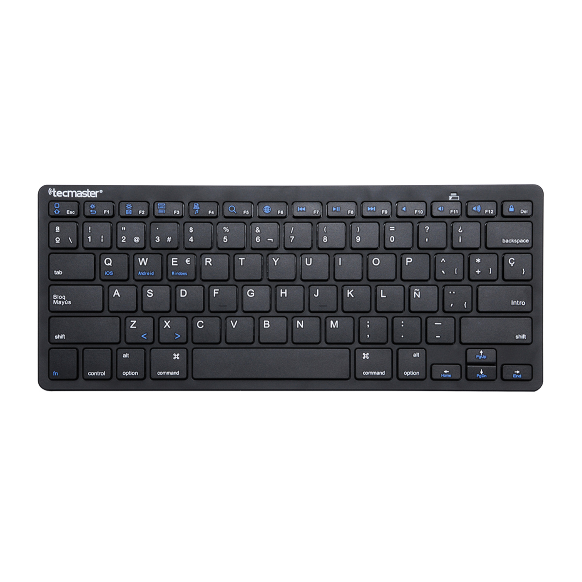 MINI TECLADO UNIVERSAL INALÁMBRICO TECMASTER BLUETOOTH CON TECLAS PLANAS 100506 - 2