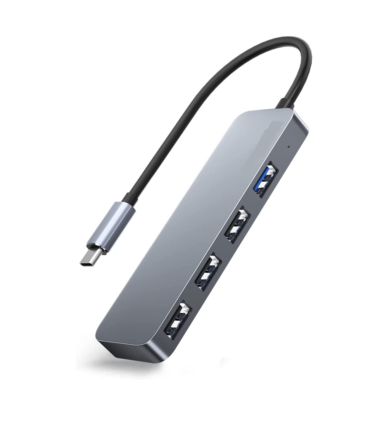 HUB USB-C 3.0 HIGH SPEED 5 GBPS ALUMINIUM FLAT 4 PUERTOS USB - 3