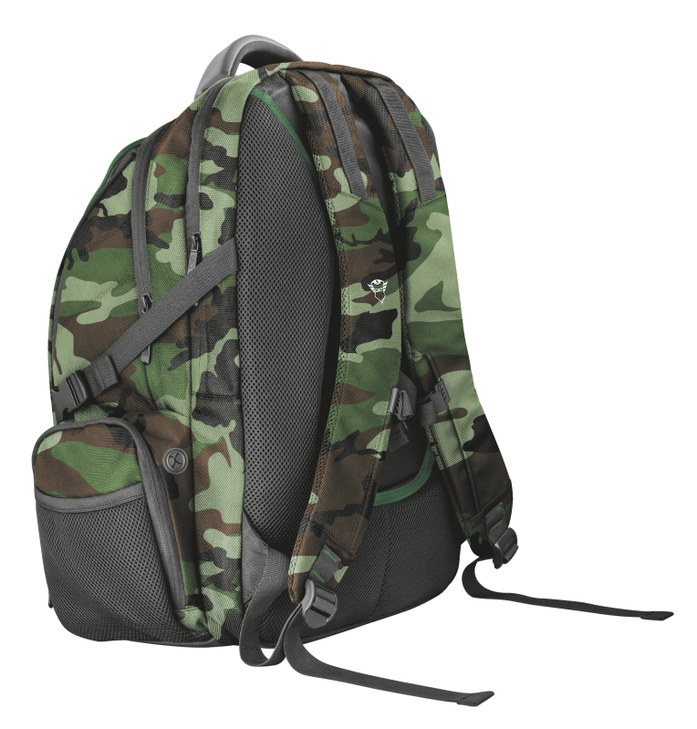 MOCHILA GAMER TRUST GXT 1250C XL KAMO MILITARY REFORZADA 23868 - 5