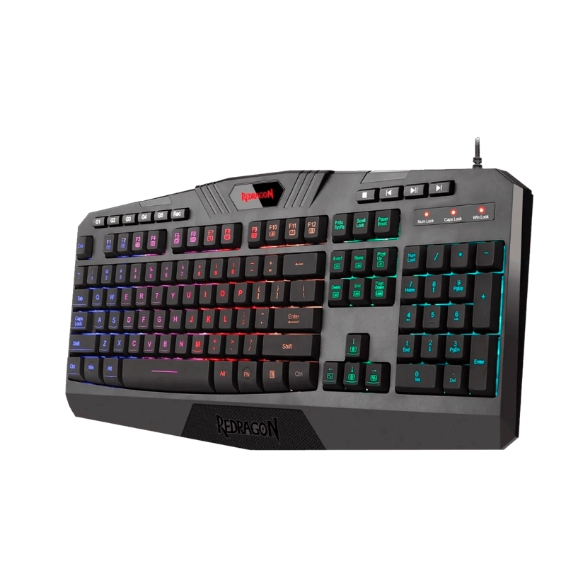 TECLADO GAMER UNIVERSAL REDRAGON K503A-RGB-SP HARPE PRO ANTI-GHOSTING FULL RGB - 3