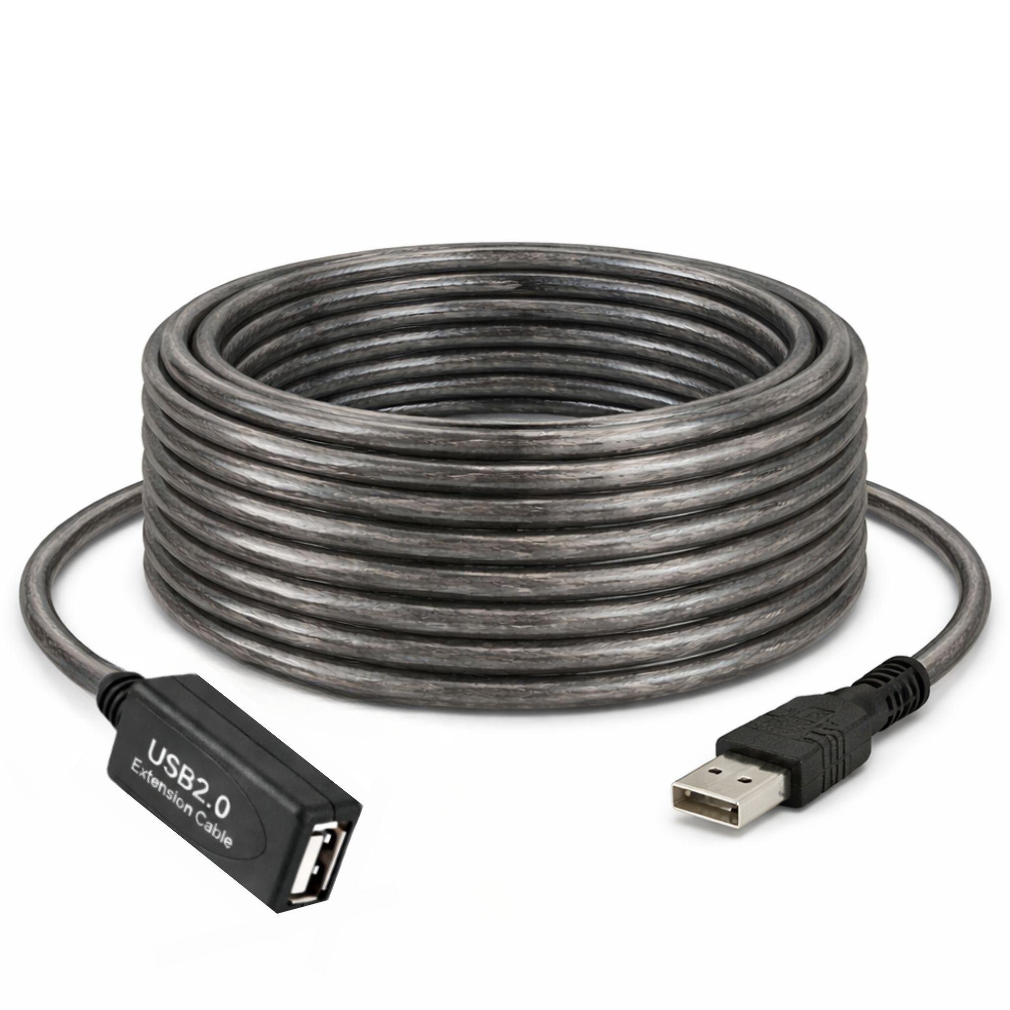 EXTENSIÓN USB 2.0 ACTIVA DE 10METROS REFORZADO 480MBPS GC529 - 1