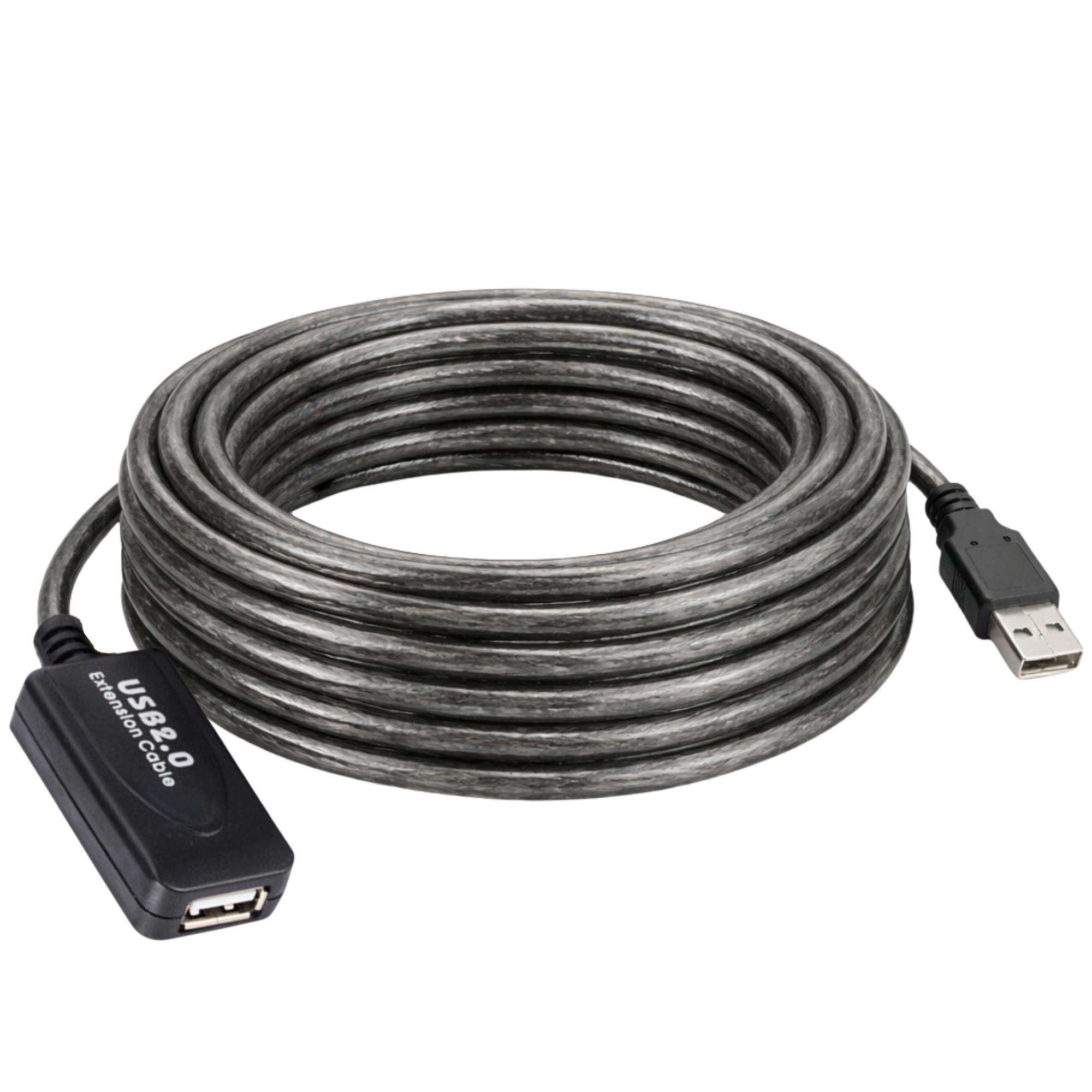 EXTENSIÓN USB 2.0 ACTIVA DE 10METROS REFORZADO 480MBPS GC529 - 3