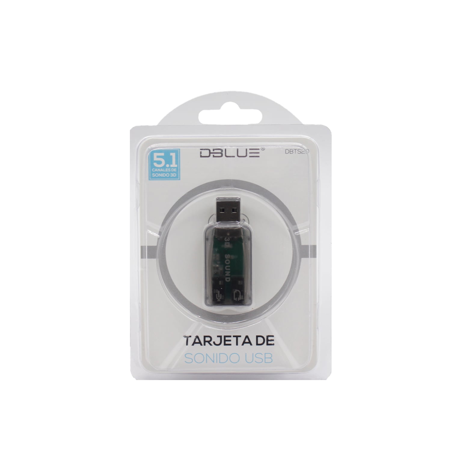 TARJETA DE SONIDO DBLUE DBTS20 USB UNIVERSAL AUDIO MICROFONO TS20 - 4