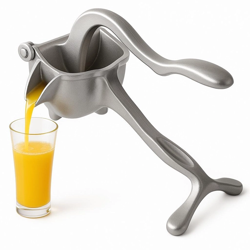 EXPRIMIDOR MANUAL METALICO PARA FRUTAS MULTIUSO - 1