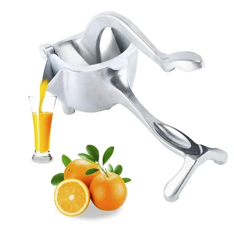 EXPRIMIDOR MANUAL METALICO PARA FRUTAS MULTIUSO - 8