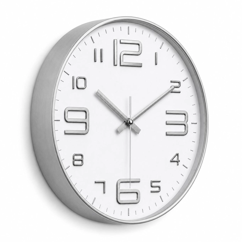 RELOJ DE PARED XL 30CM DE 3 AGUJAS CON MOVIMIENTO DE QUARZO - 4