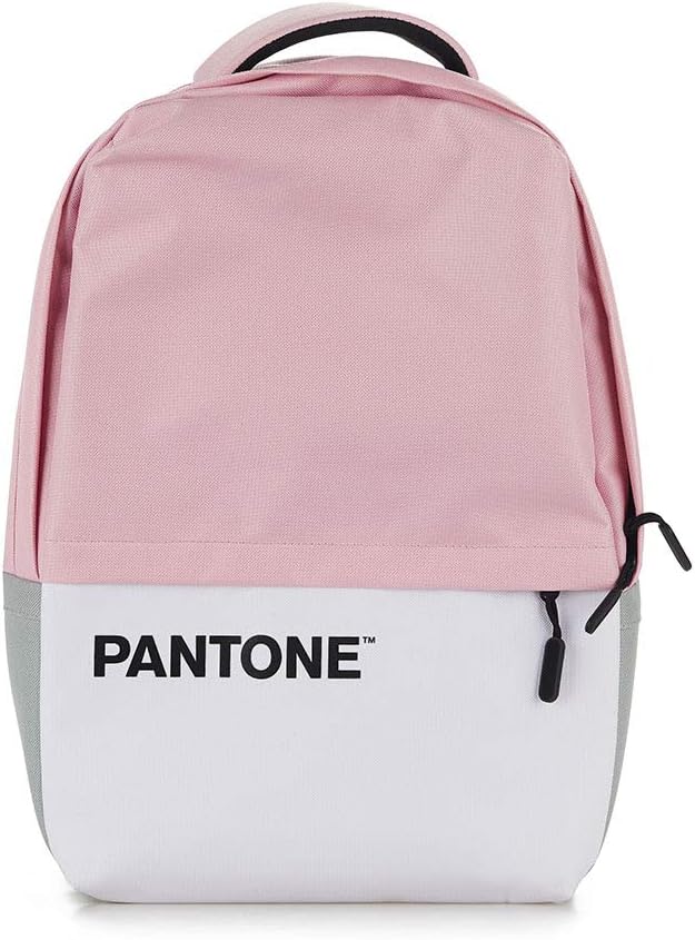 MOCHILA ROSADA PANTONE DE NOTEBOOKS 16” + CABLE DE CARGA USB - 1