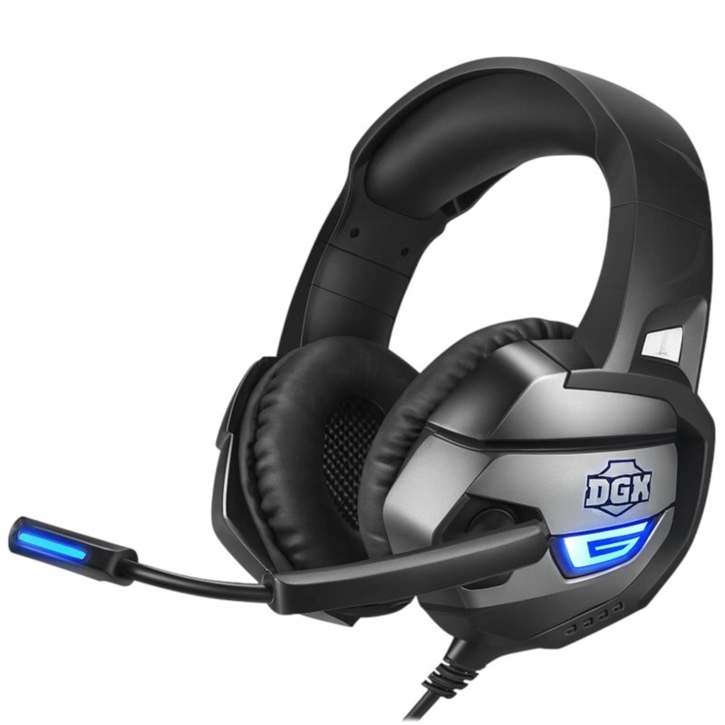 AUDÍFONOS GAMER OEM HEADSET DGX KILLMONGER PC PS4 XBOX SMARTPHONE SWITCH - 1