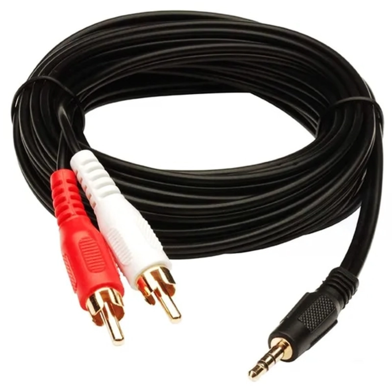 CABLE DE AUDIO ULINK (2X1) JACK 3.5MM A RCA 3 MT DELUXE LINE - 3