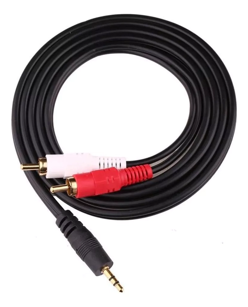 CABLE DE AUDIO ULINK (2X1) JACK 3.5MM A RCA 3 MT DELUXE LINE - 9