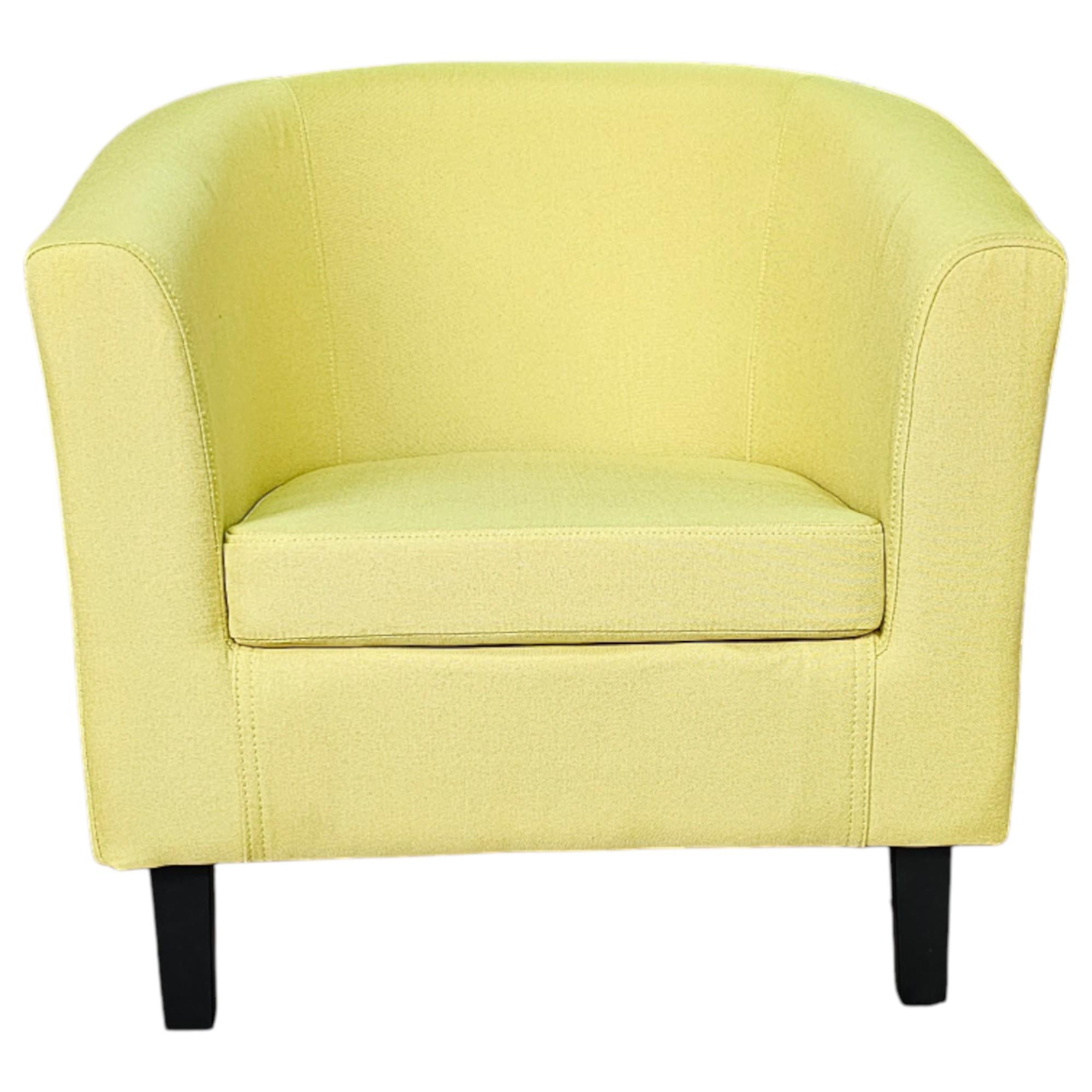 POLTRONA OEM DELUXE 1 CUERPO MOSTAZA MODERNA DESCANSO INDIVIDUAL - 5