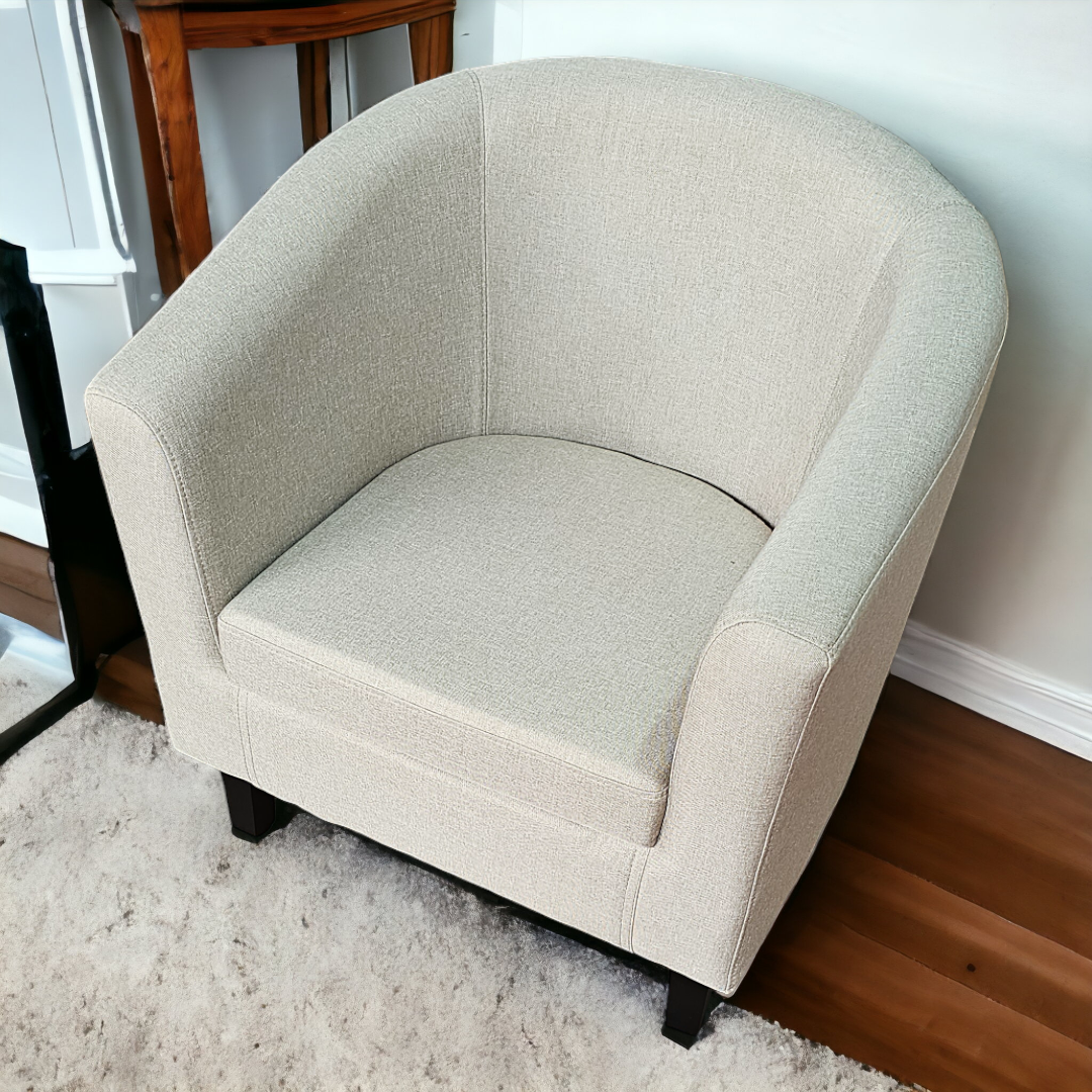 POLTRONA OEM DELUXE 1 CUERPO GRIS MODERNA DESCANSO INDIVIDUAL - 6