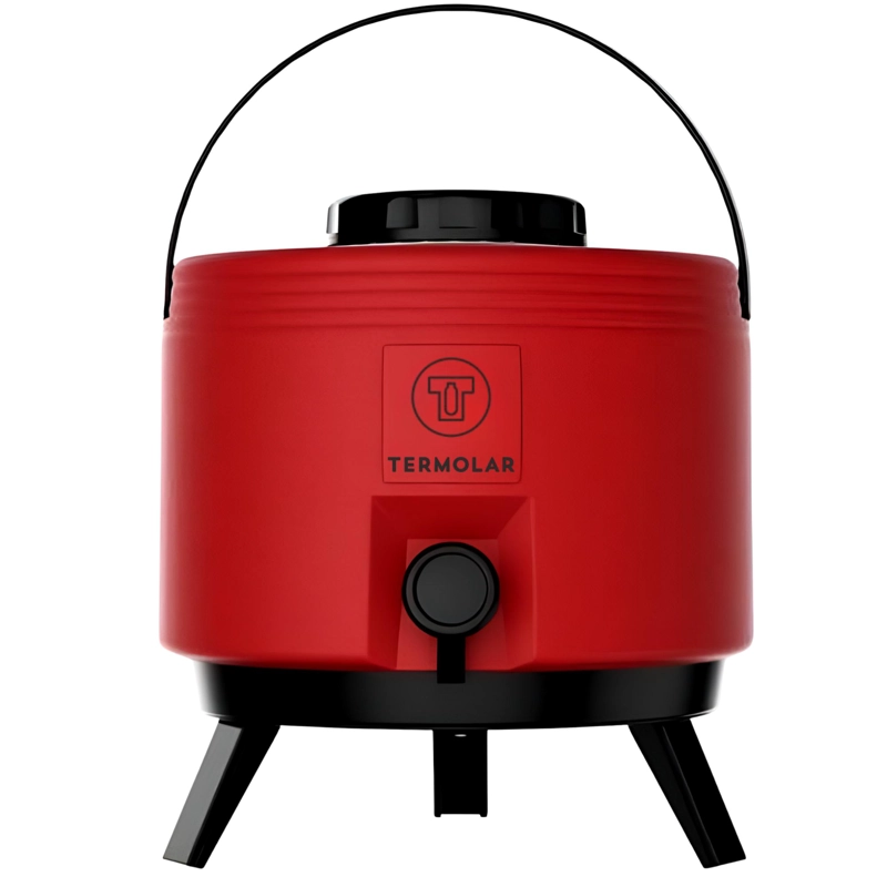 MAXI TERMO 6 LITROS TERMOLAR ROJO PARA AGUA CALIENTE Y FRIA - 2