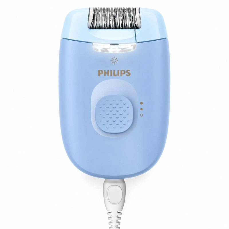 DEPILADORA PHILIPS SERIE 4000 BRE247 ALAMBRICA CON LUZ LED - 1