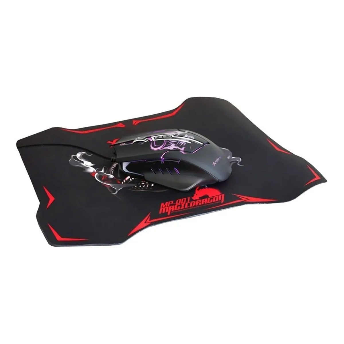 MOUSE XTRIKE ME KIT PAD + GAMER CON ILUMINACIÓN LED RGB GMP-501 - 3