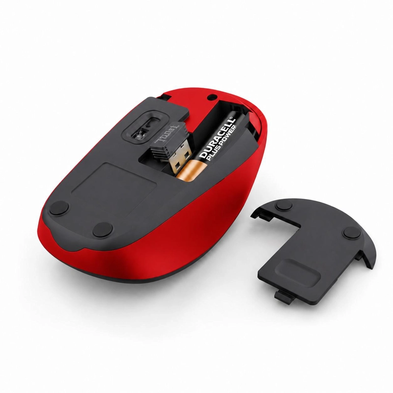 MOUSE INALAMBRICO SILENCIOSO TRUST YVI ECO FRIENDLY RD 24550 - 4
