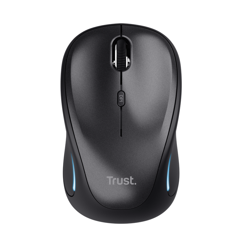 MOUSE INALAMBRICO TRUST YVI FX RETROILUMINADO BLACK 22333-03 - 2