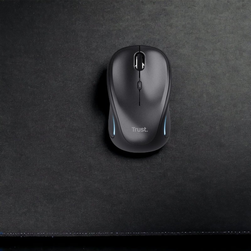 MOUSE INALAMBRICO TRUST YVI FX RETROILUMINADO BLACK 22333-03 - 4