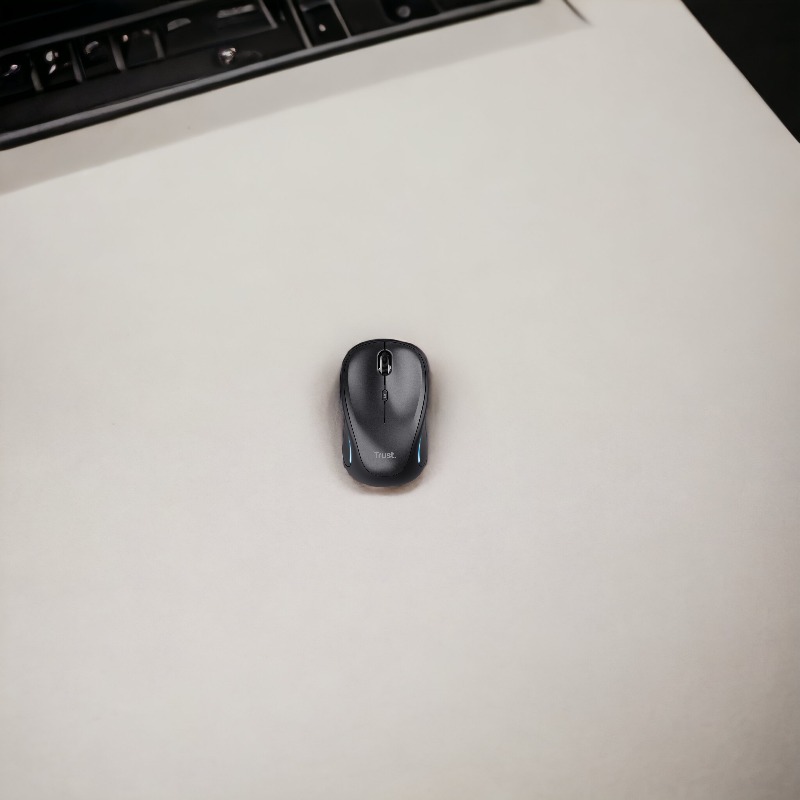 MOUSE INALAMBRICO TRUST YVI FX RETROILUMINADO BLACK 22333-03 - 7