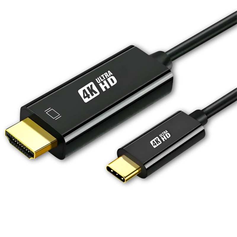 CABLE ALÁMBRICO TECMASTER HDMI TYPE-C 4K UHD 1.8M TM-100539 HIGH SPEED - 3