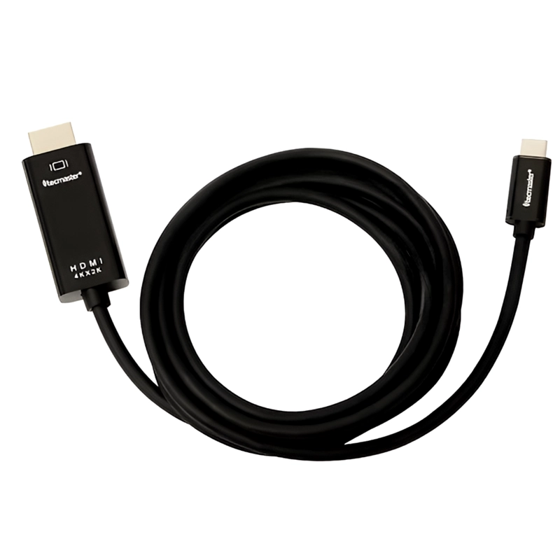 CABLE ALÁMBRICO TECMASTER HDMI TYPE-C 4K UHD 1.8M TM-100539 HIGH SPEED - 5