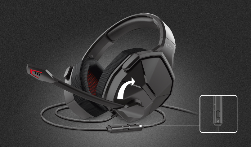AUDÍFONOS GAMER TRUST HEADSET GXT4371 WARD MULTIPLATAFORMA - 8