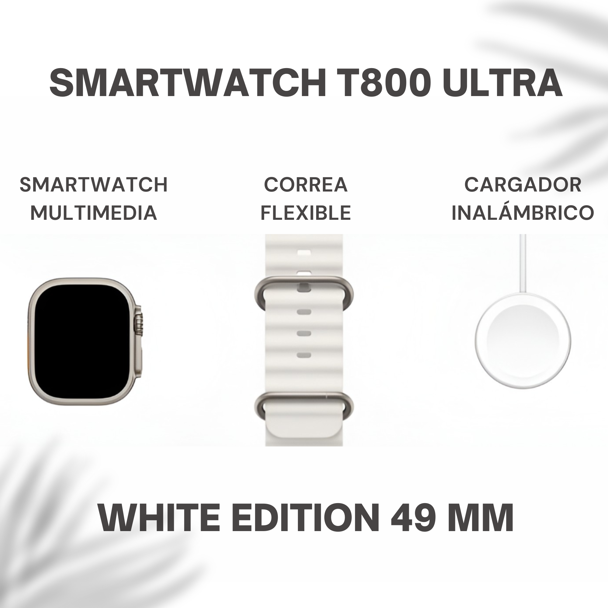 SMARTWATCH DEPORTIVO T800 ULTRA SPORT WATERPROOF BLUETOOTH - 4
