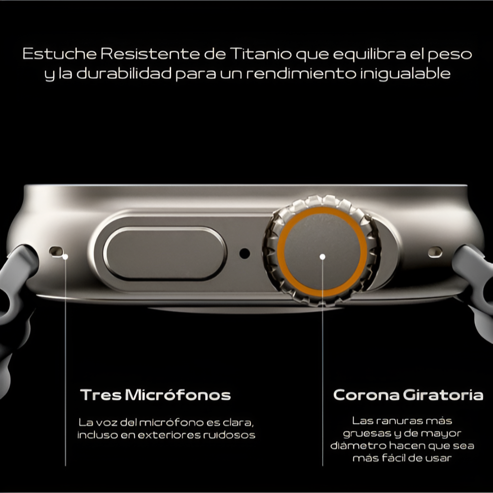SMARTWATCH DEPORTIVO T800 ULTRA SPORT WATERPROOF BLUETOOTH - 6