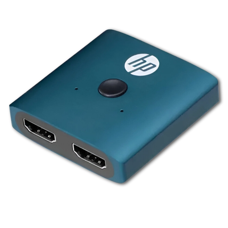 SWITCH ALÁMBRICO HP HDMI 4K PROFESIONAL DUAL PORT HUB HDMI DHC-HD01V - 4