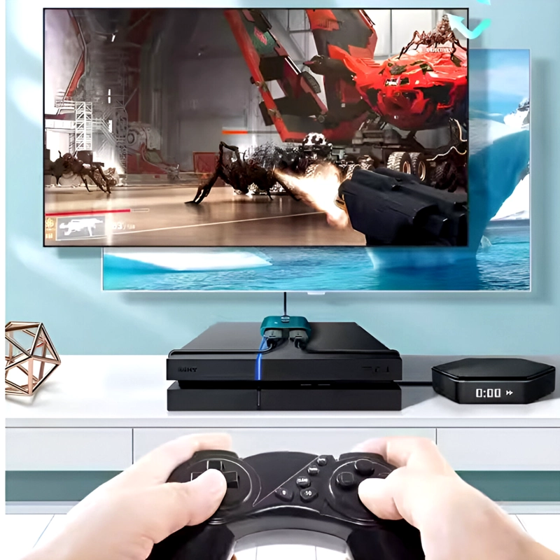 SWITCH ALÁMBRICO HP HDMI 4K PROFESIONAL DUAL PORT HUB HDMI DHC-HD01V - 6