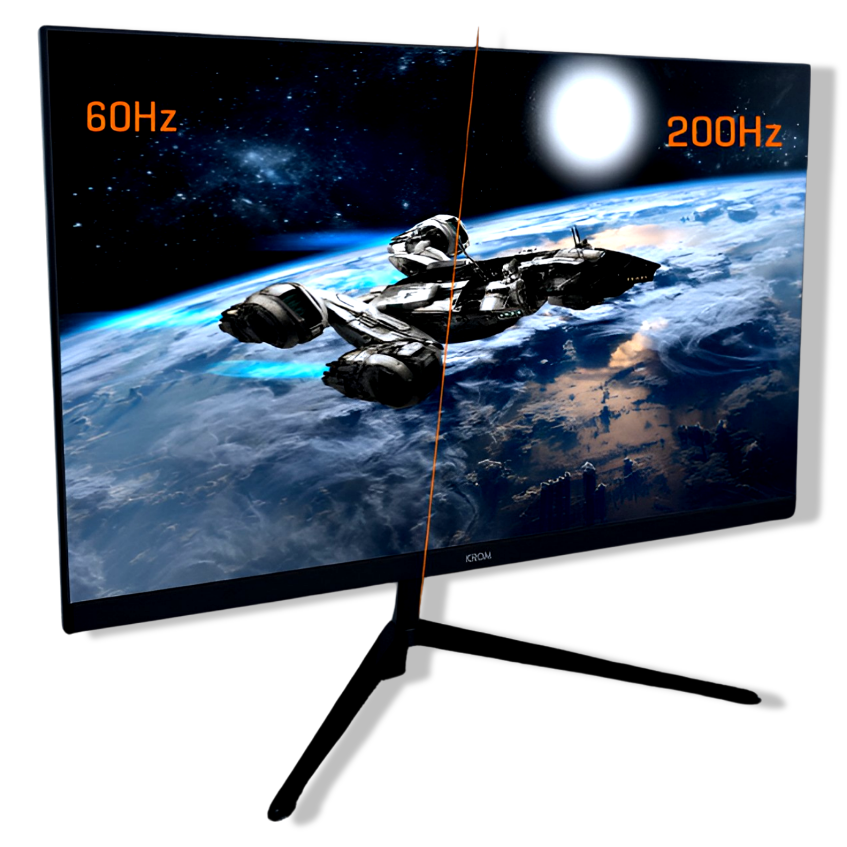 MONITOR GAMER LED KROM RGB 24” FULL HD 200HZ KERTZ 1MS HDR - 3