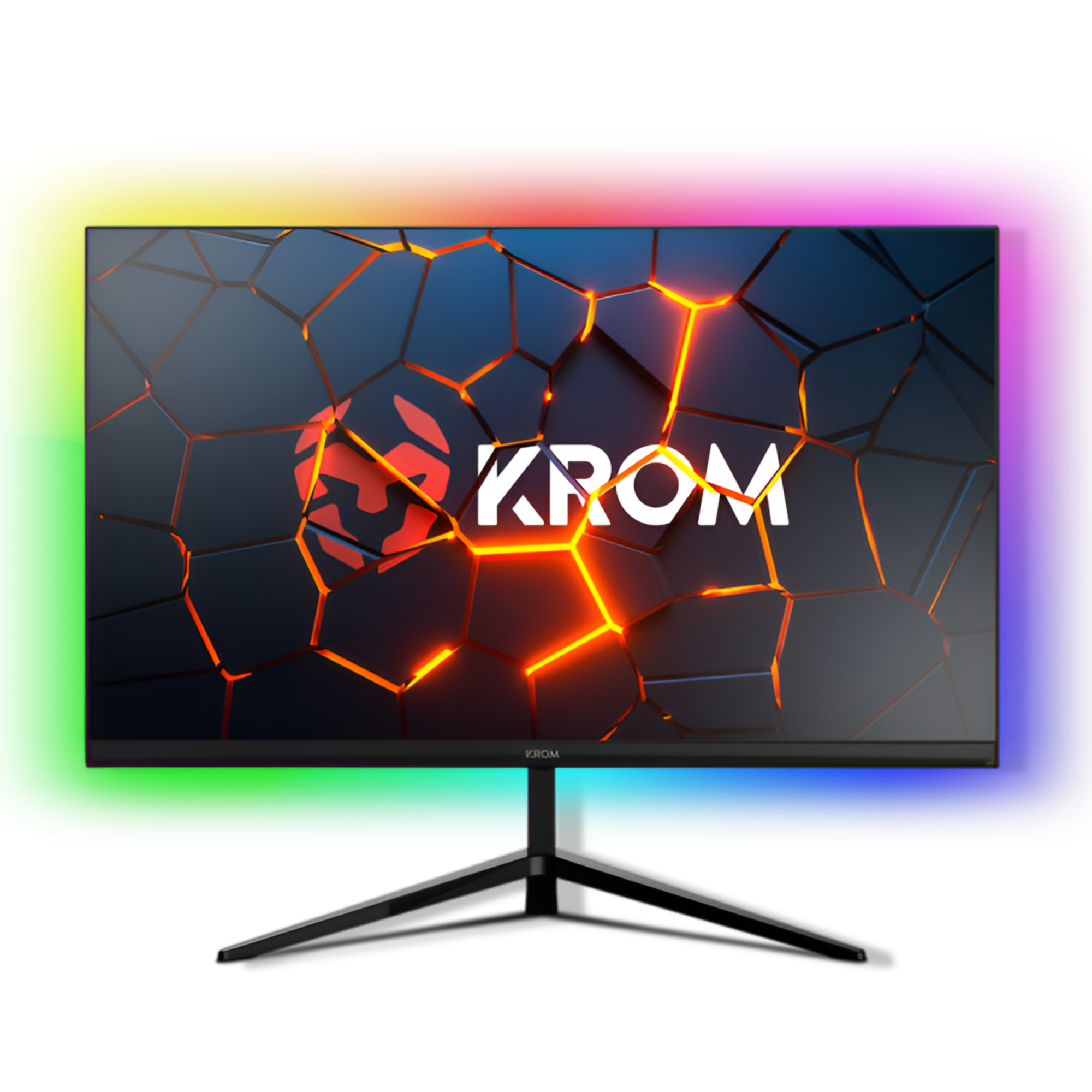 MONITOR GAMER LED KROM RGB 24” FULL HD 200HZ KERTZ 1MS HDR - 4