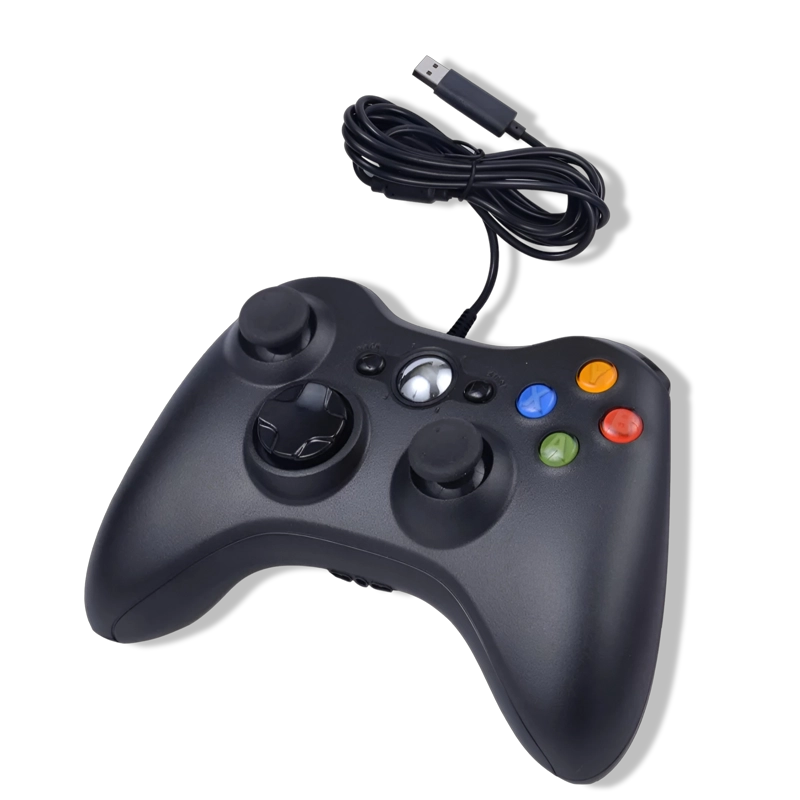 JOYSTICK XBOX 360 TECNOLAB USB PARA XBOX 360 & PC WIRED EDITION X-360 BLACK - 6