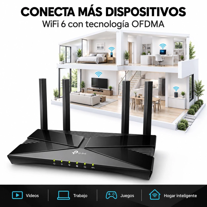 ROUTER TP-LINK AX3000 WIFI 6.0 ARCHER AX53 DUAL BAND GIGABIT - 7