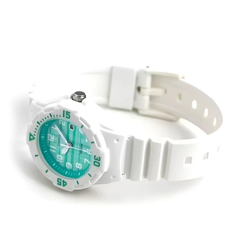 RELOJ CASIO NIÑA DIGITAL LRW200H3CVDF BLANCO VERDE - 3