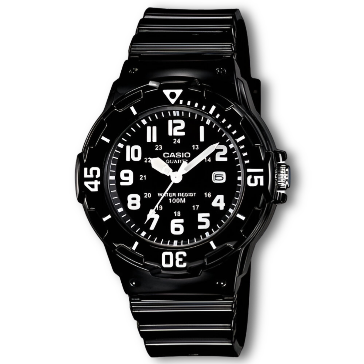 RELOJ CASIO MUJER CUARZO LRW200H1BVDF NEGRO - 1