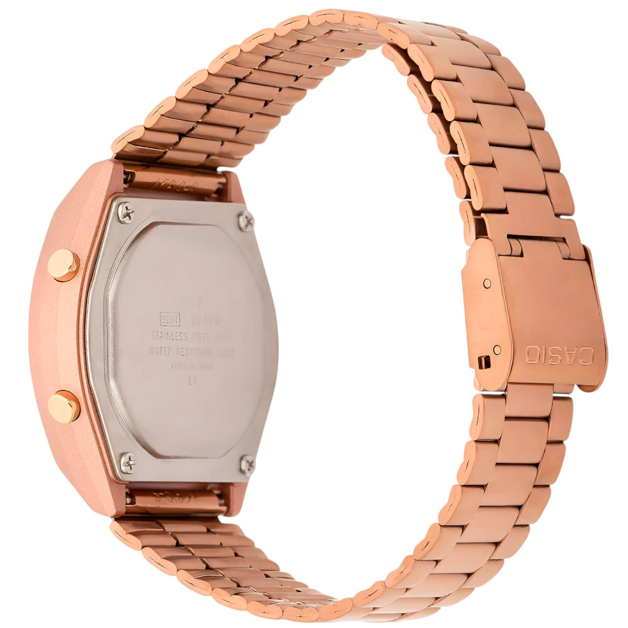 RELOJ CASIO MUJER DIGITAL ORO ROSA B640WCG5DF CLASSIC EDITION - 2