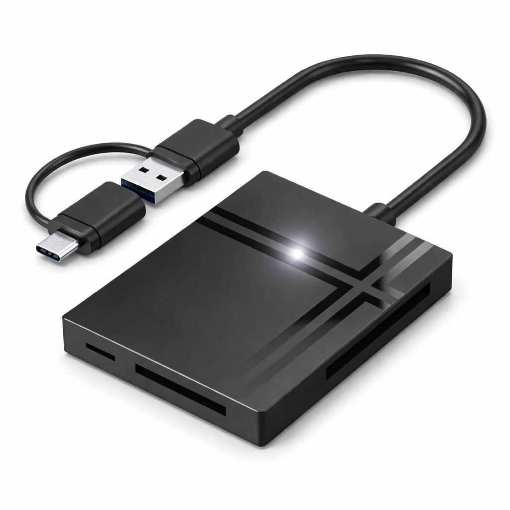 LECTOR DE MEMORIAS PROFESIONAL 5EN1 USB 3.0 HIGH SPEED RD500 - 3